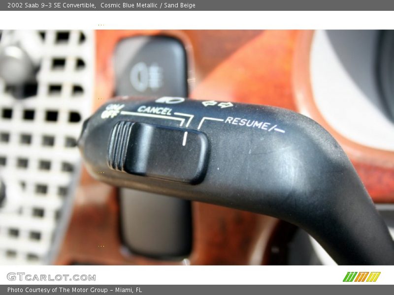 Cosmic Blue Metallic / Sand Beige 2002 Saab 9-3 SE Convertible