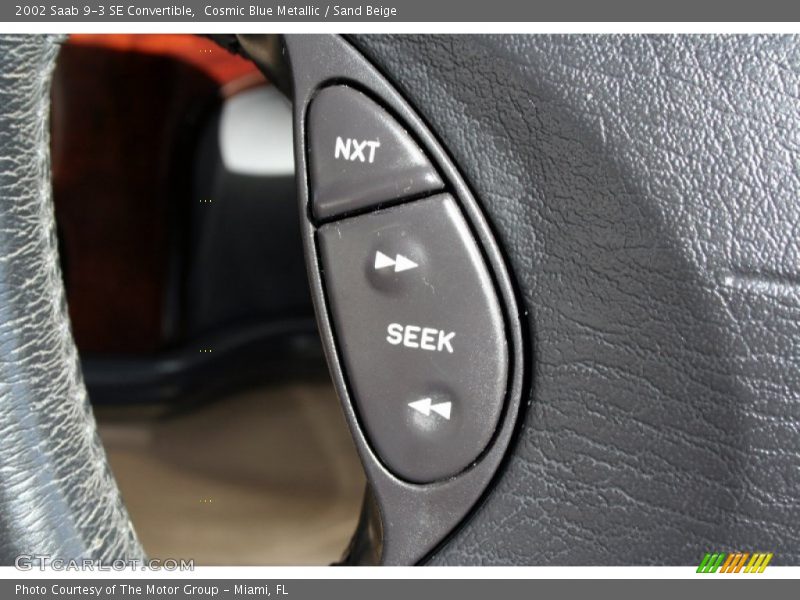 Cosmic Blue Metallic / Sand Beige 2002 Saab 9-3 SE Convertible