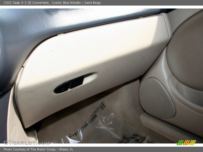 Cosmic Blue Metallic / Sand Beige 2002 Saab 9-3 SE Convertible