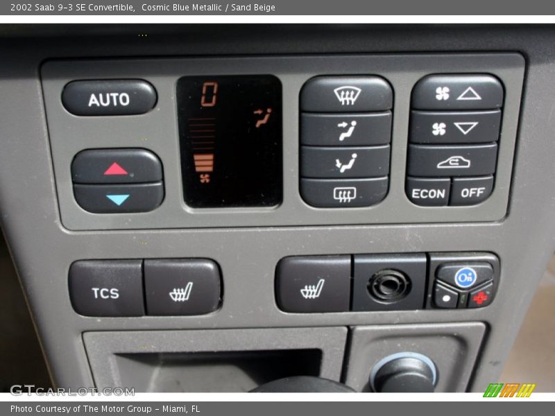 Cosmic Blue Metallic / Sand Beige 2002 Saab 9-3 SE Convertible