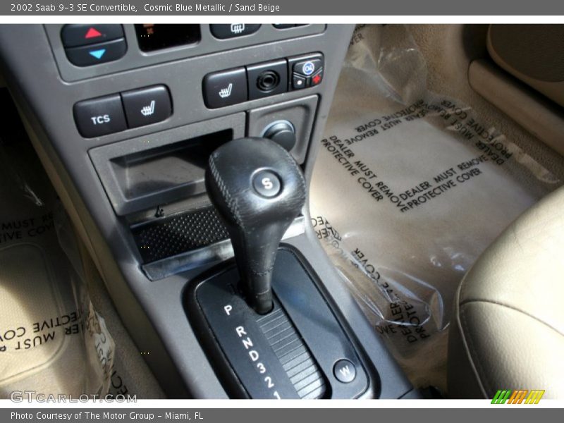 Cosmic Blue Metallic / Sand Beige 2002 Saab 9-3 SE Convertible