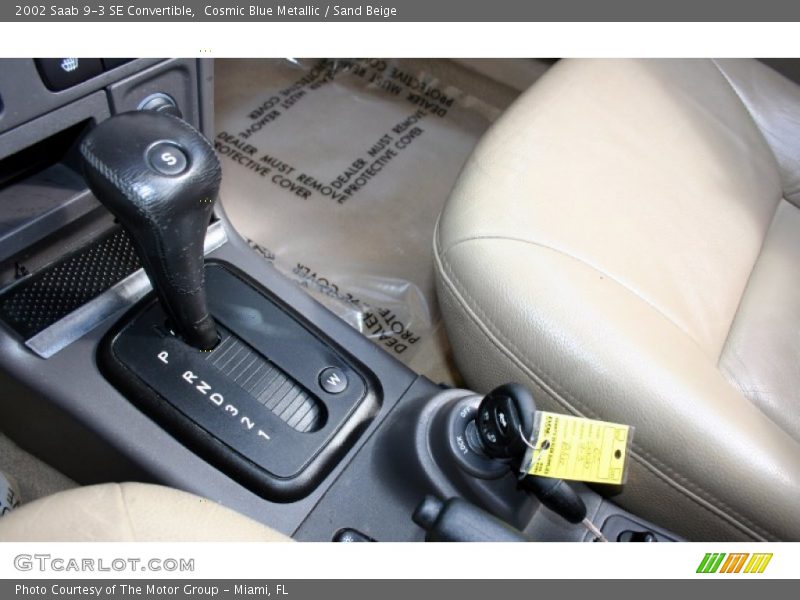 Cosmic Blue Metallic / Sand Beige 2002 Saab 9-3 SE Convertible