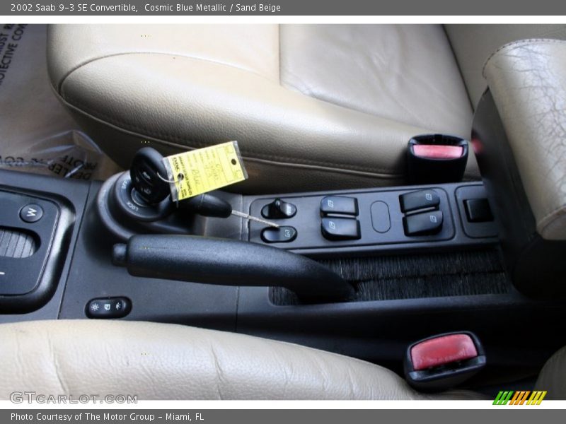 Cosmic Blue Metallic / Sand Beige 2002 Saab 9-3 SE Convertible