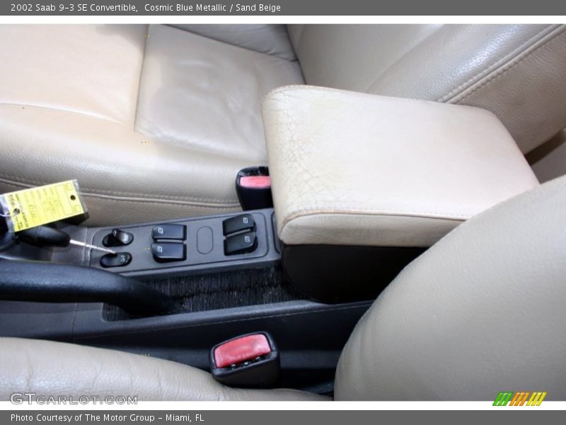 Cosmic Blue Metallic / Sand Beige 2002 Saab 9-3 SE Convertible