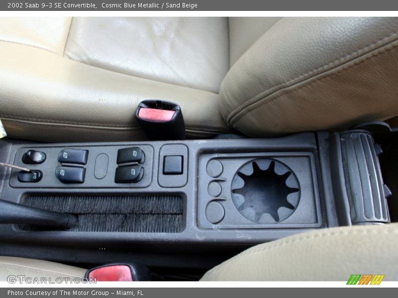 Cosmic Blue Metallic / Sand Beige 2002 Saab 9-3 SE Convertible