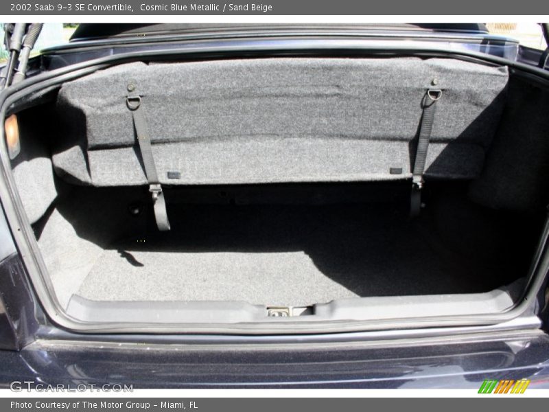 Cosmic Blue Metallic / Sand Beige 2002 Saab 9-3 SE Convertible