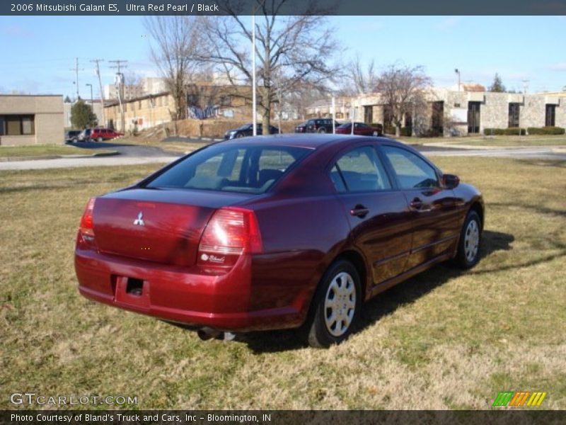 Ultra Red Pearl / Black 2006 Mitsubishi Galant ES