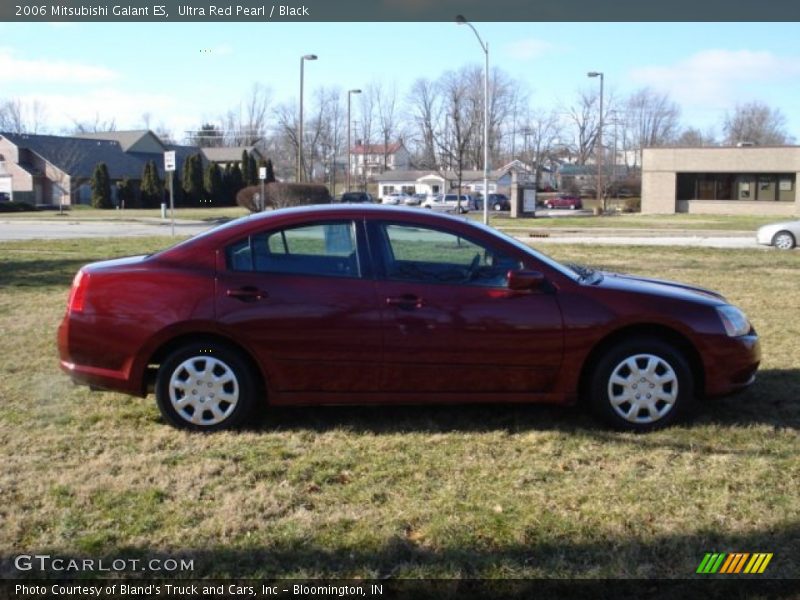 Ultra Red Pearl / Black 2006 Mitsubishi Galant ES