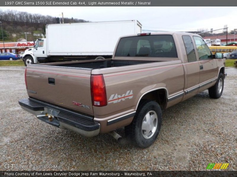  1997 Sierra 1500 SLE Extended Cab 4x4 Light Autumnwood Metallic