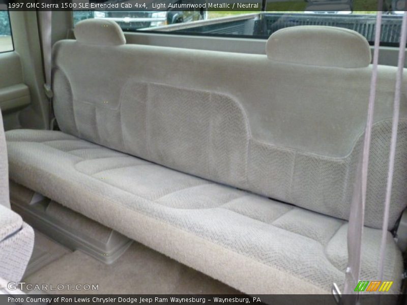 Rear Seat of 1997 Sierra 1500 SLE Extended Cab 4x4