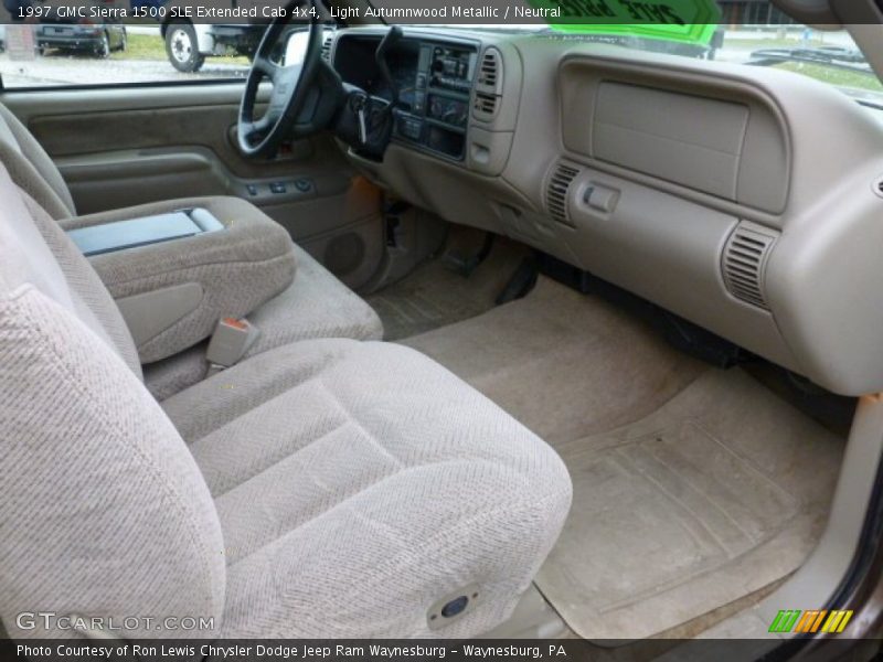 Light Autumnwood Metallic / Neutral 1997 GMC Sierra 1500 SLE Extended Cab 4x4