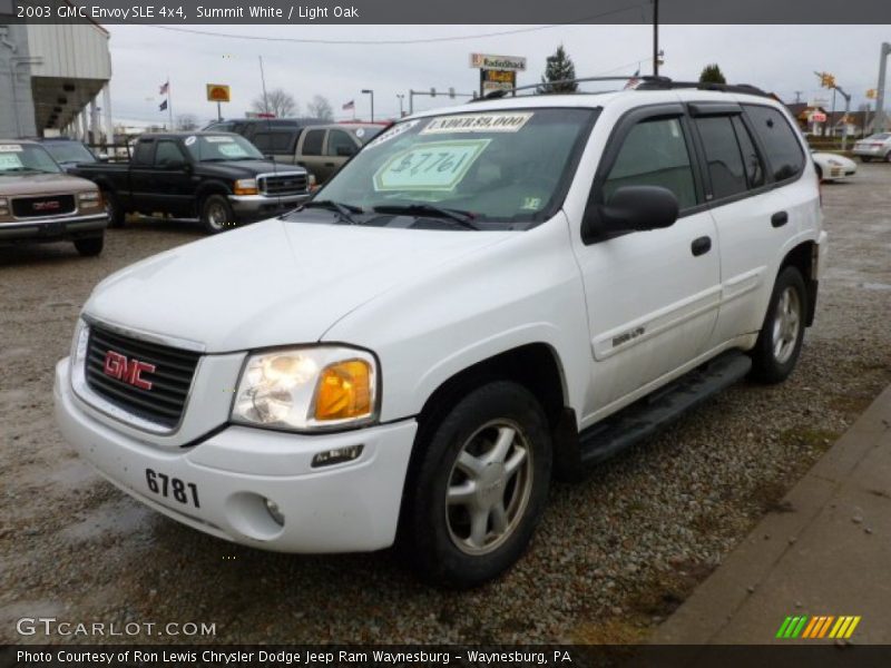 Summit White / Light Oak 2003 GMC Envoy SLE 4x4