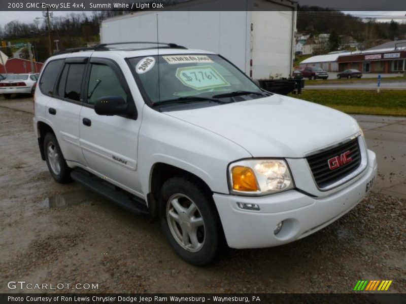 Summit White / Light Oak 2003 GMC Envoy SLE 4x4