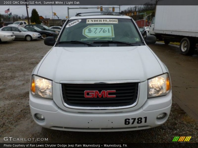 Summit White / Light Oak 2003 GMC Envoy SLE 4x4