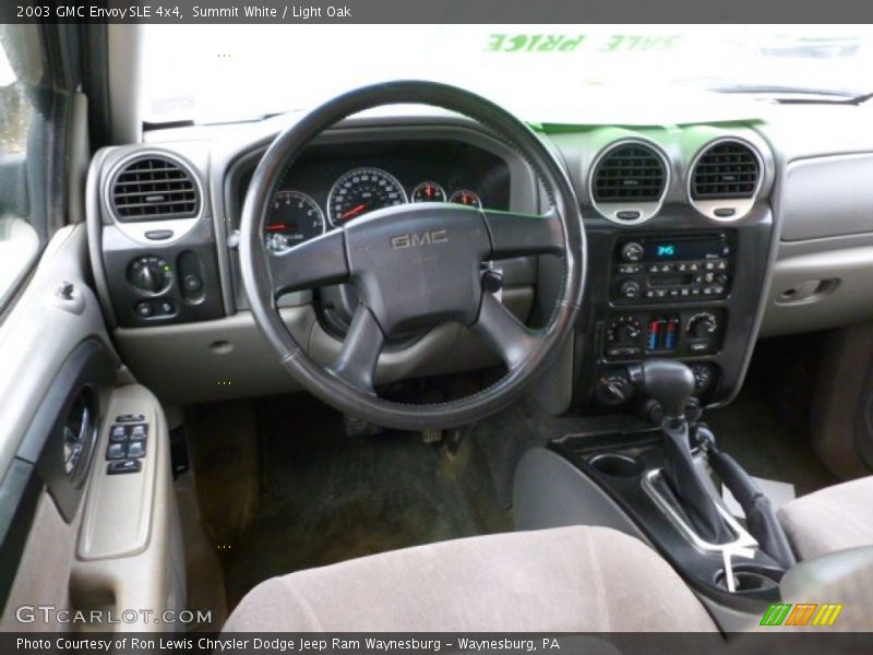 Summit White / Light Oak 2003 GMC Envoy SLE 4x4
