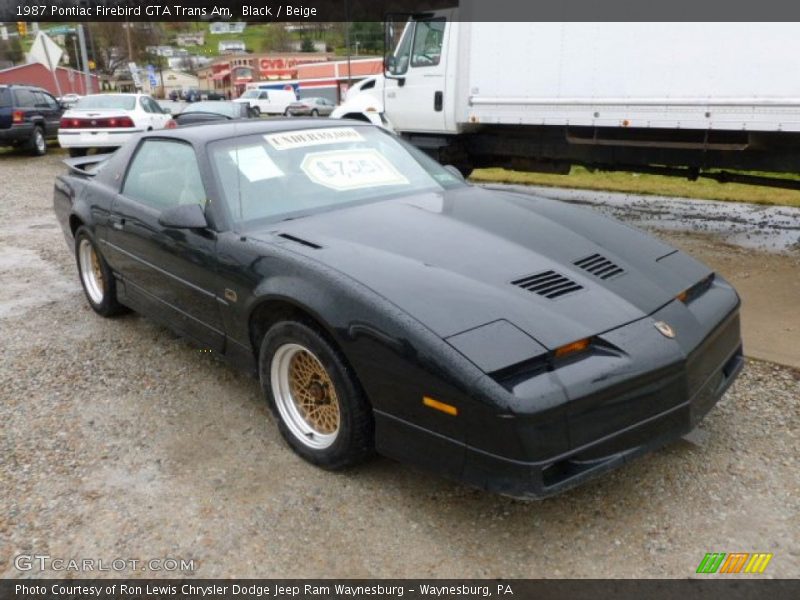 Front 3/4 View of 1987 Firebird GTA Trans Am