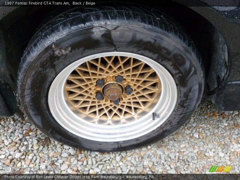  1987 Firebird GTA Trans Am Wheel
