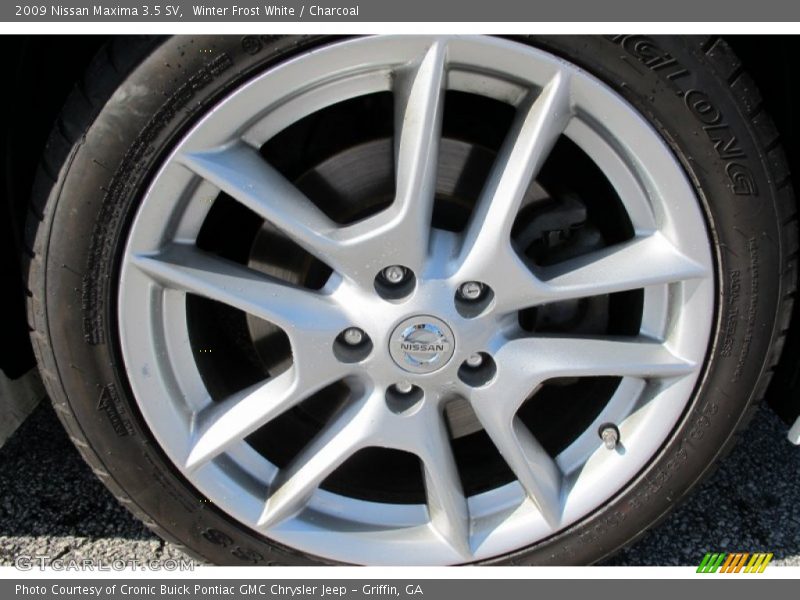 Winter Frost White / Charcoal 2009 Nissan Maxima 3.5 SV