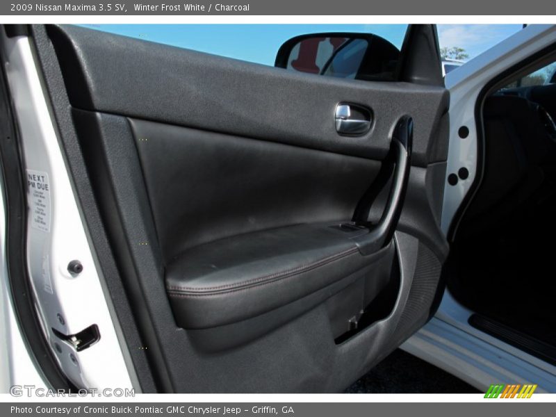 Winter Frost White / Charcoal 2009 Nissan Maxima 3.5 SV
