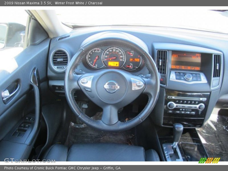 Winter Frost White / Charcoal 2009 Nissan Maxima 3.5 SV