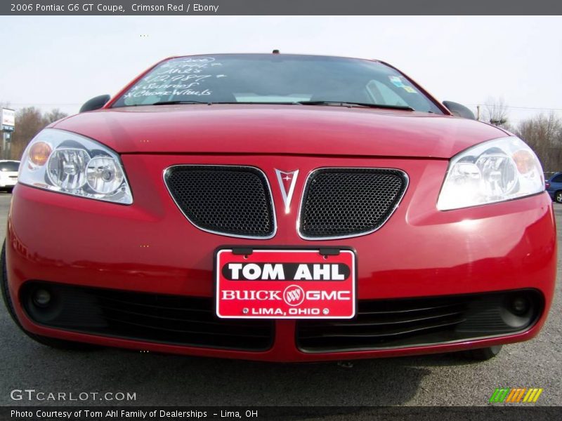 Crimson Red / Ebony 2006 Pontiac G6 GT Coupe