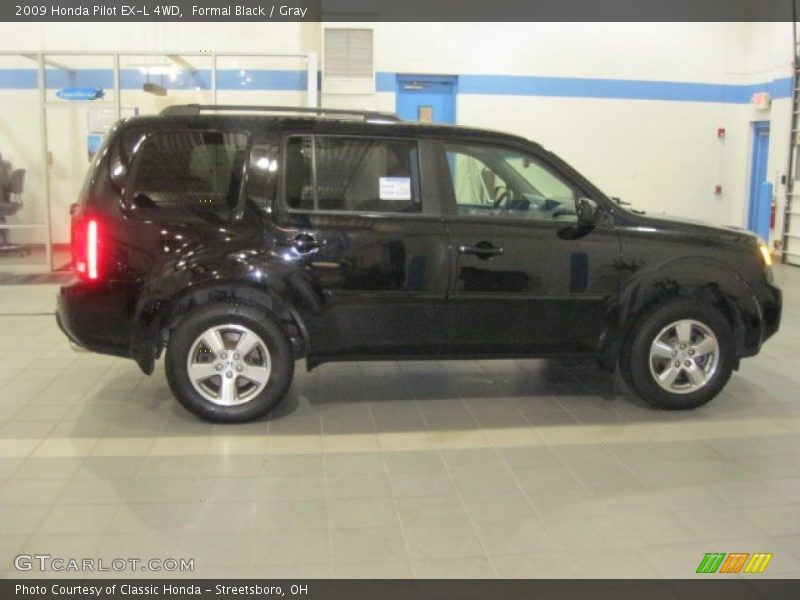 Formal Black / Gray 2009 Honda Pilot EX-L 4WD