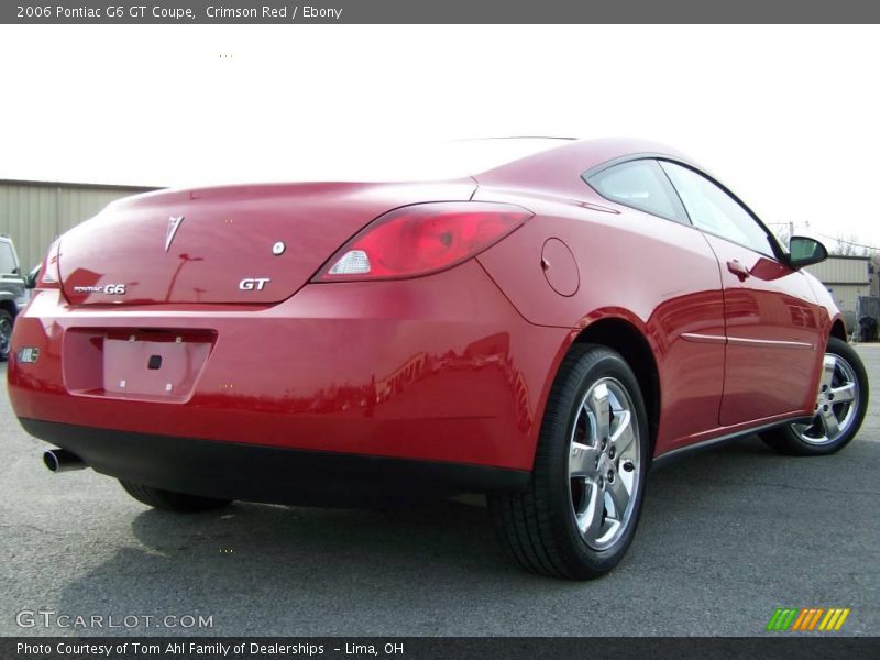 Crimson Red / Ebony 2006 Pontiac G6 GT Coupe