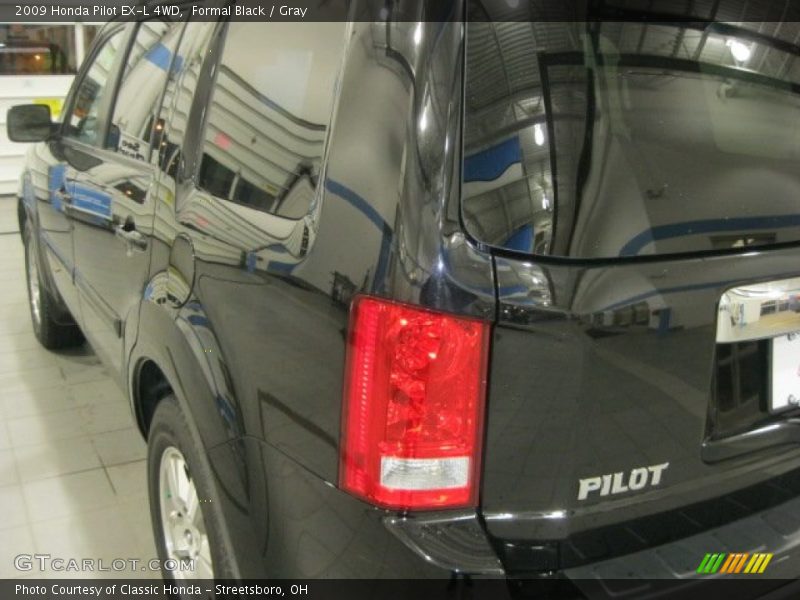 Formal Black / Gray 2009 Honda Pilot EX-L 4WD