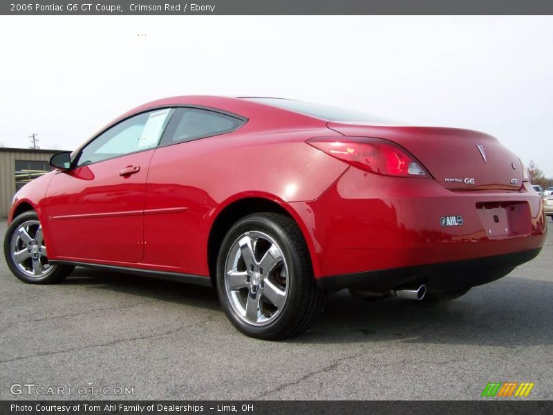 Crimson Red / Ebony 2006 Pontiac G6 GT Coupe