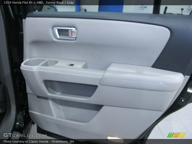 Formal Black / Gray 2009 Honda Pilot EX-L 4WD