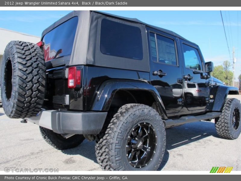 Black / Black/Dark Saddle 2012 Jeep Wrangler Unlimited Sahara 4x4