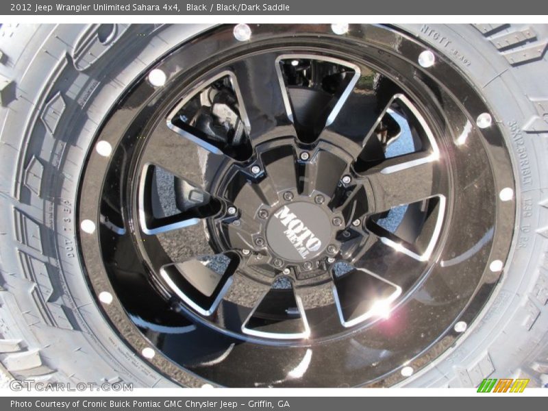 Black / Black/Dark Saddle 2012 Jeep Wrangler Unlimited Sahara 4x4