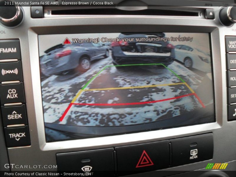 Espresso Brown / Cocoa Black 2011 Hyundai Santa Fe SE AWD