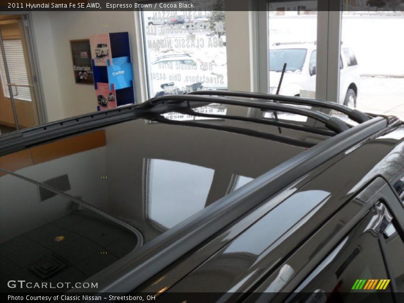 Espresso Brown / Cocoa Black 2011 Hyundai Santa Fe SE AWD