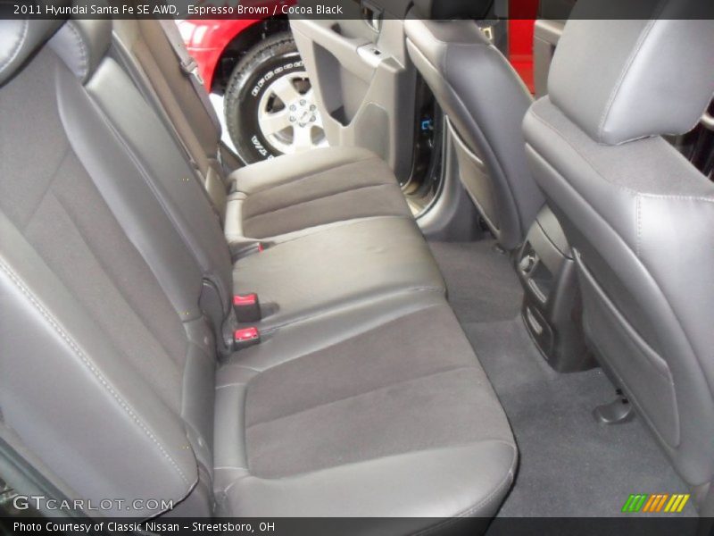 Espresso Brown / Cocoa Black 2011 Hyundai Santa Fe SE AWD
