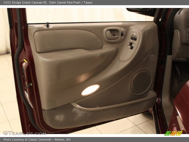 Dark Garnet Red Pearl / Taupe 2002 Dodge Grand Caravan ES