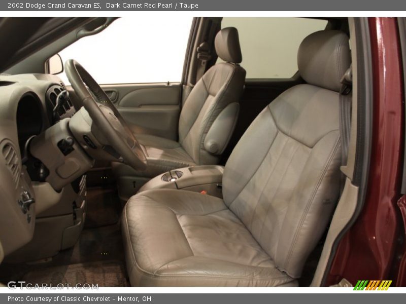 Dark Garnet Red Pearl / Taupe 2002 Dodge Grand Caravan ES