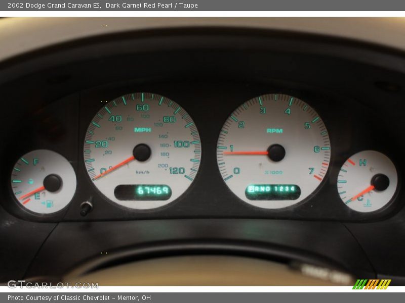  2002 Grand Caravan ES ES Gauges