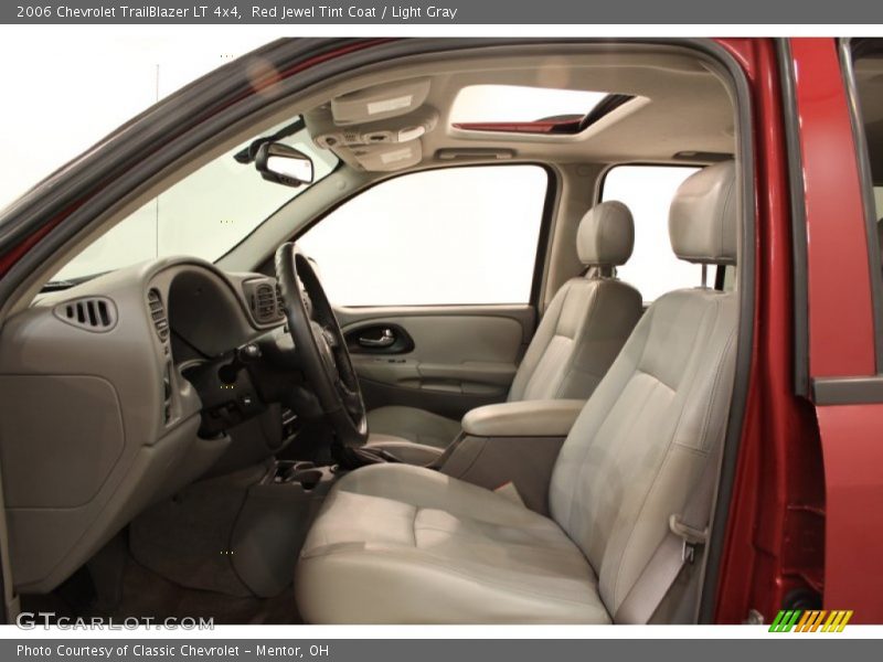 Red Jewel Tint Coat / Light Gray 2006 Chevrolet TrailBlazer LT 4x4