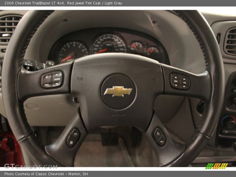 Red Jewel Tint Coat / Light Gray 2006 Chevrolet TrailBlazer LT 4x4