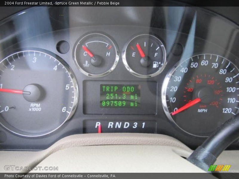 Spruce Green Metallic / Pebble Beige 2004 Ford Freestar Limited