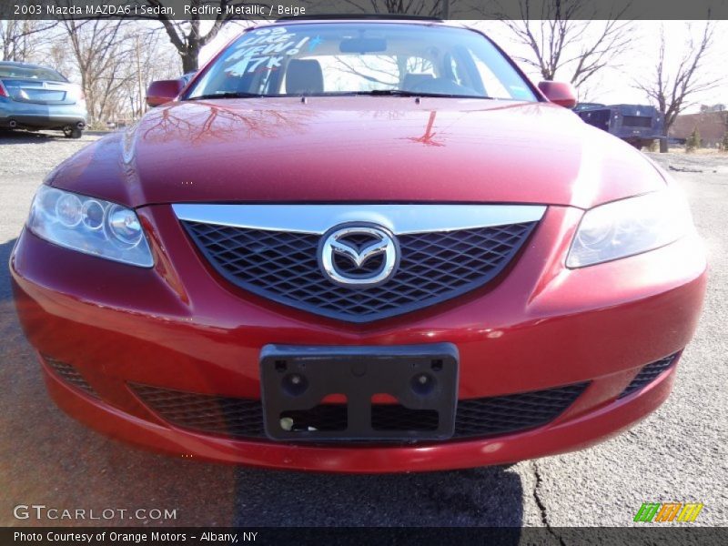 Redfire Metallic / Beige 2003 Mazda MAZDA6 i Sedan