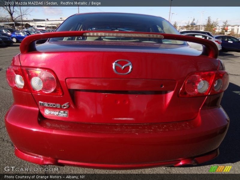 Redfire Metallic / Beige 2003 Mazda MAZDA6 i Sedan