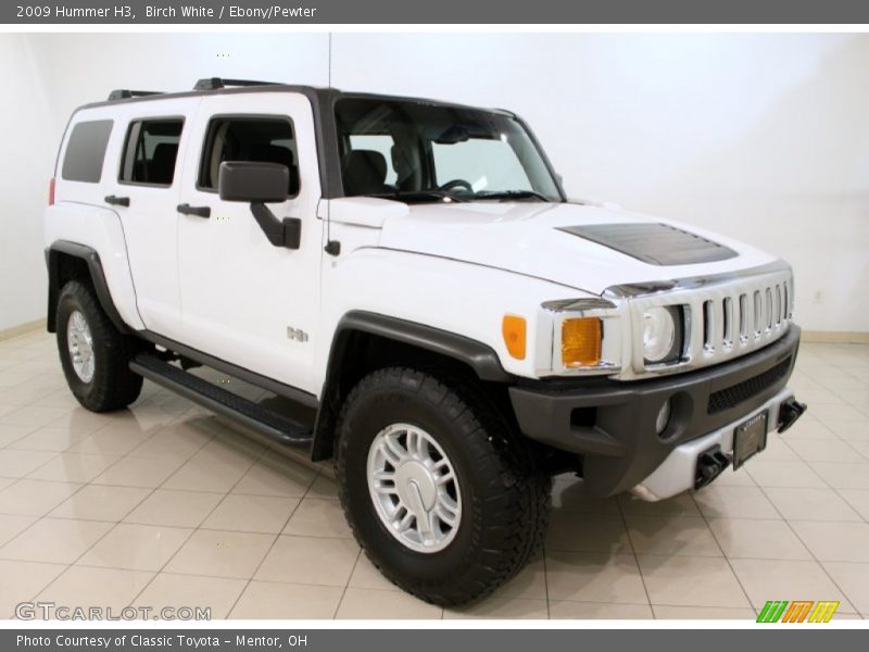 Birch White / Ebony/Pewter 2009 Hummer H3