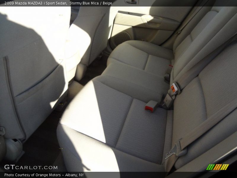 Stormy Blue Mica / Beige 2009 Mazda MAZDA3 i Sport Sedan
