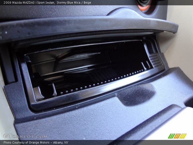 Stormy Blue Mica / Beige 2009 Mazda MAZDA3 i Sport Sedan