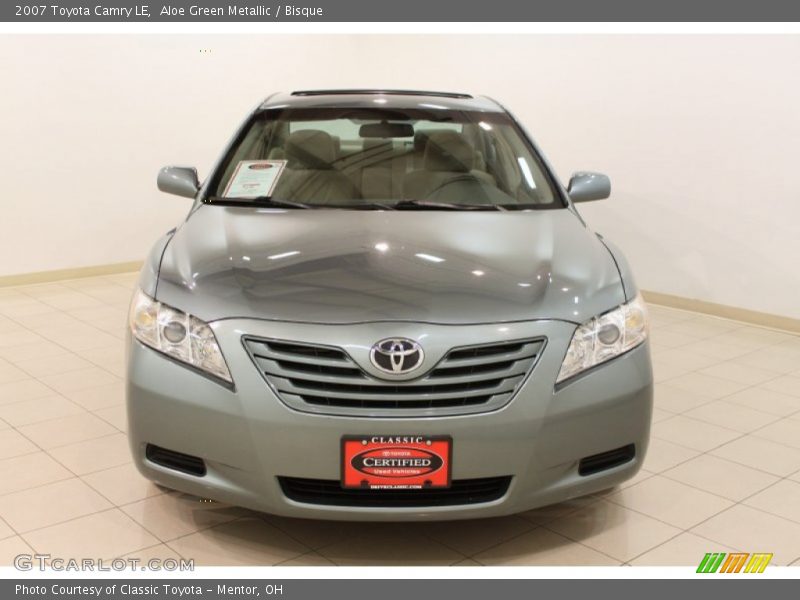 Aloe Green Metallic / Bisque 2007 Toyota Camry LE