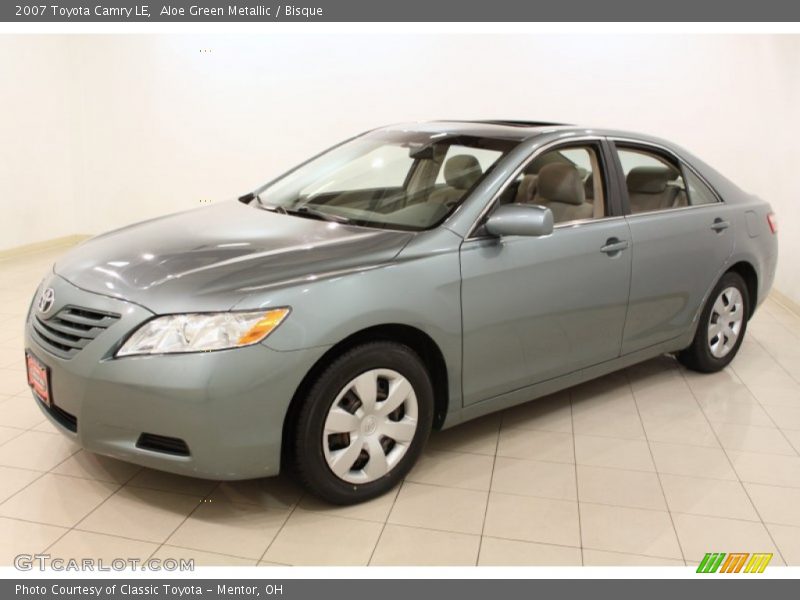 Aloe Green Metallic / Bisque 2007 Toyota Camry LE
