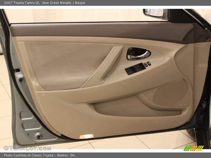 Aloe Green Metallic / Bisque 2007 Toyota Camry LE
