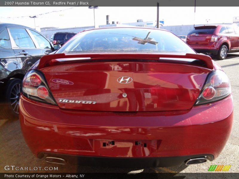 Redfire Pearl / Black 2007 Hyundai Tiburon GS